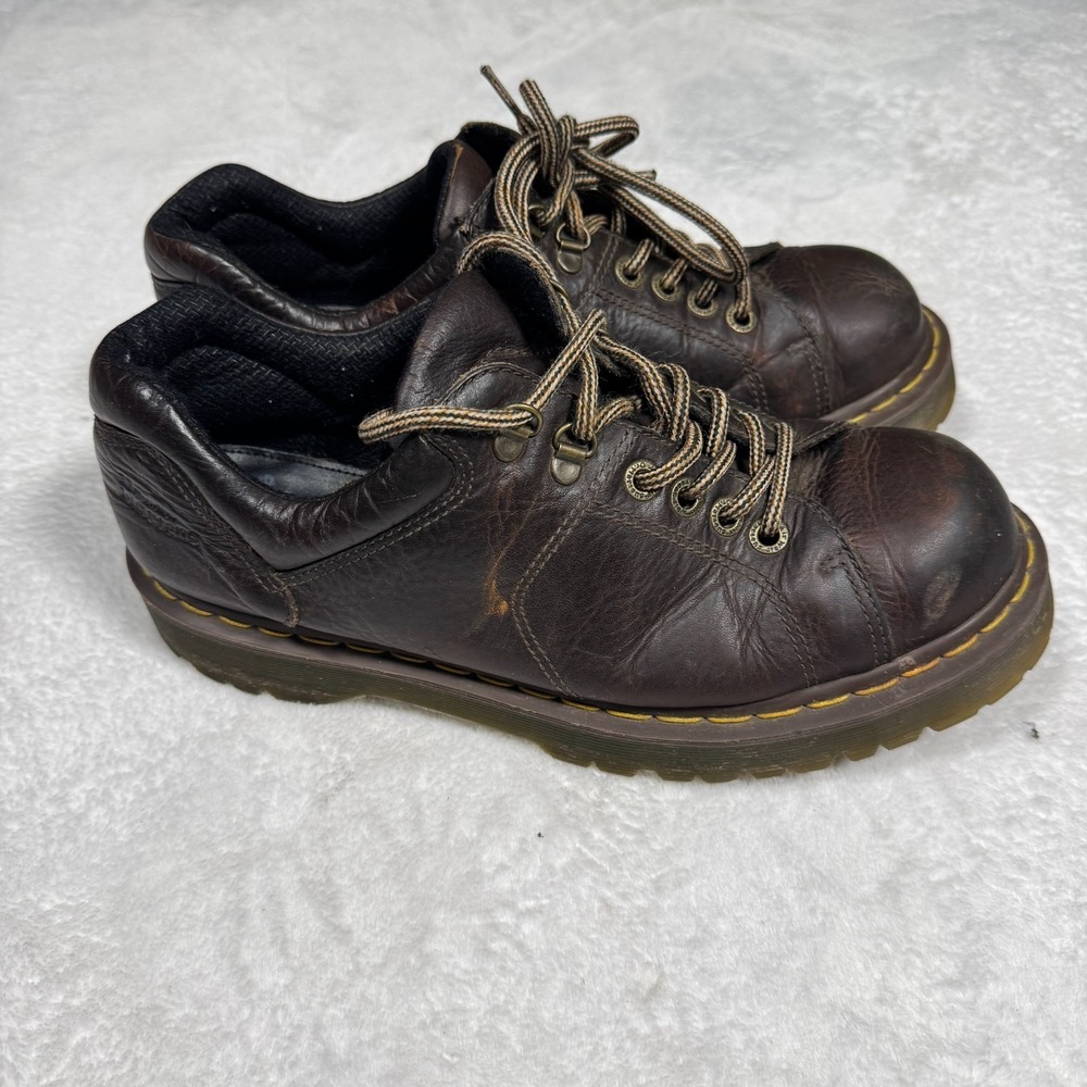 Vintage Dr. Martens 8312 Oxford Shoes Mens US 11 Brown Leather Chunky Sole Smart